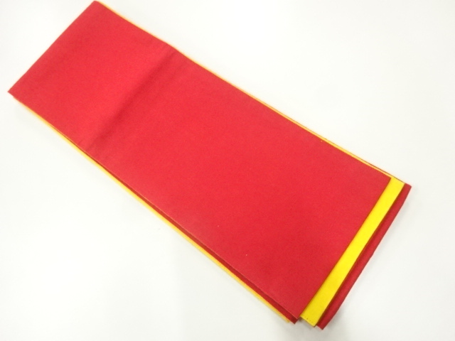 JAPANESE KIMONO / HANHABA OBI / REVERSIBLE / PLAIN